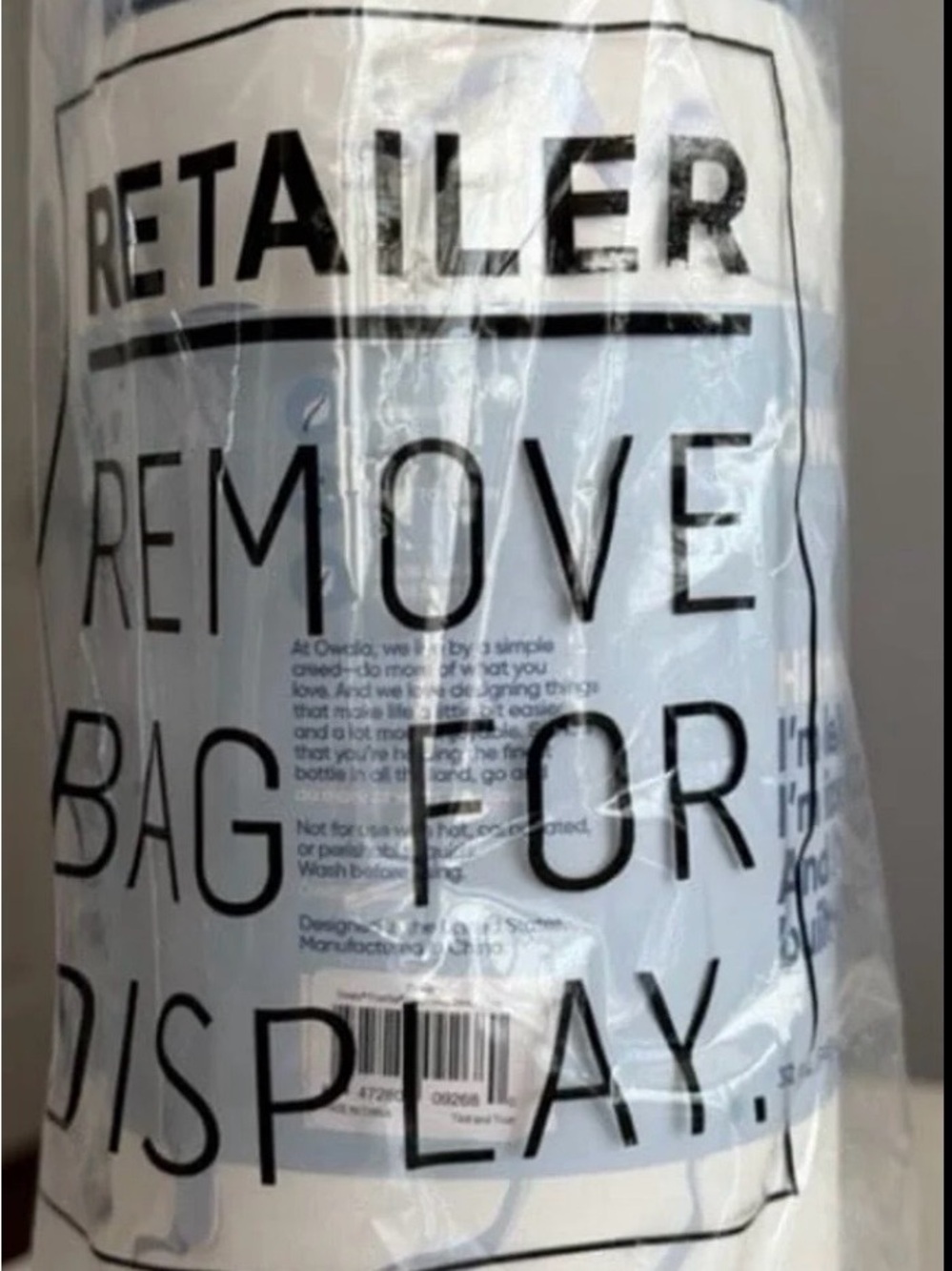 Owala water bottle tied and true blue bows 32 oz freesip uo exclusive - Picture 6 of 12